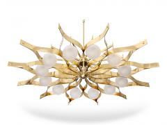 Gio Ponti Re Edition Pavone Chandelier by Gio Ponti for Arredoluce - 3436567