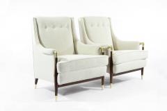 Gio Ponti Sculptural Gio Ponti Style Lounge Chairs - 305383