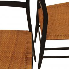 Gio Ponti Set Of Eight 699 Superleggera Chairs Designed By Gio Ponti for Amedeo Cassina  - 3545979