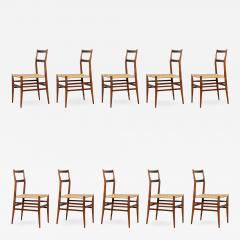 Gio Ponti Set of 10 Superleggera Chairs by Gio Ponti - 324845