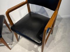 Gio Ponti Set of 12 Italian Modern Walnut Dining Chairs Gio Ponti for Cassina 1953 - 4605021