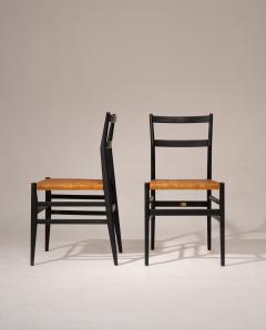 Gio Ponti Set of 2 Gio Ponti Superleggera Chairs for Cassina Italy 1957 - 4393489