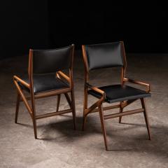 Gio Ponti Set of Four Chairs model 211 by Gio Ponti for Singer Sons - 3594403