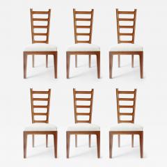 Gio Ponti Set of six dining chairs attributed to Gio Ponti Italy 1940s - 3463642