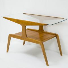 Gio Ponti Side table in wood and glass by Gio Ponti circa 1950 - 954183