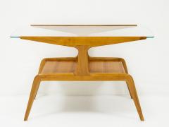 Gio Ponti Side table in wood and glass by Gio Ponti circa 1950 - 954184