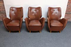 Gio Ponti Single Sculptural Gio Ponti Petite Lounge Chair Three Available - 2701030