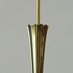Gio Ponti Small Italian 1930s Art Deco Brass Three Lights Ceiling Lamp - 3687300