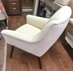 Gio Ponti Style of Gio Ponti Extremely Refined Design Pair of Armchairs - 3408893