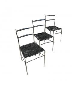 Gio Ponti Three Gio Ponti Superleggera Style Side Chairs - 3888408