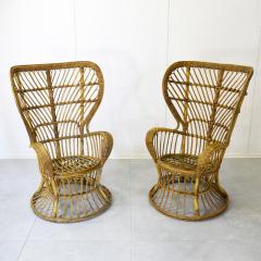 Gio Ponti Two bamboo chair by Gio Ponti and Lio Carminati for Conte Biancamano - 4233942