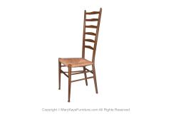 Gio Ponti Vintage Gio Ponti Style Italian Ladder Back Chairs 4 - 3302826