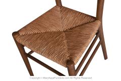 Gio Ponti Vintage Gio Ponti Style Italian Ladder Back Chairs 4 - 3302827