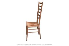 Gio Ponti Vintage Gio Ponti Style Italian Ladder Back Chairs 4 - 3302829