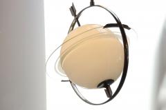 Gio Ponti Vintage Italian Blue Glass Saturn Pendant After Gio Ponti and Pietro Chiesa - 4229523