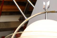 Gio Ponti Vintage Italian Blue Glass Saturn Pendant After Gio Ponti and Pietro Chiesa - 4229526