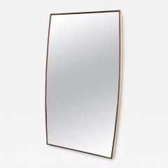 Gio Ponti Vintage Italian Large Brass Rectangular Wall Mirror in the Manner of Gio Ponti - 3944604