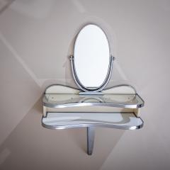 Gio Ponti Wall mounted Vanity Console with Mirror by Gio Ponti Italy 1930s - 4543099