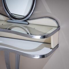 Gio Ponti Wall mounted Vanity Console with Mirror by Gio Ponti Italy 1930s - 4543101
