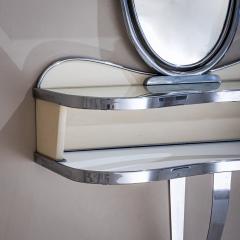 Gio Ponti Wall mounted Vanity Console with Mirror by Gio Ponti Italy 1930s - 4543104