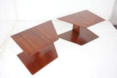 Gio Ponti pair of GIO PONTI hanging nightstand tables bedside tables Hotel Royal 1955 - 3384474