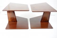 Gio Ponti pair of GIO PONTI hanging nightstand tables bedside tables Hotel Royal 1955 - 3384480