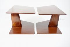 Gio Ponti pair of GIO PONTI hanging nightstand tables bedside tables Hotel Royal 1955 - 3384482