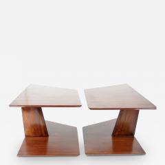 Gio Ponti pair of GIO PONTI hanging nightstand tables bedside tables Hotel Royal 1955 - 3384615