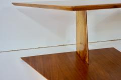 Gio Ponti pair of GIO PONTI wood hanging nightstand tables side tables Hotel Royal 1955 - 2819652