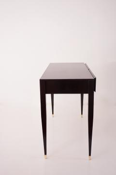 Gio Ponti pair of Gio Ponti black lacquered console vanity tables from Hotel Royal 1955 - 4133252