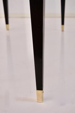 Gio Ponti pair of Gio Ponti black lacquered console vanity tables from Hotel Royal 1955 - 4133258