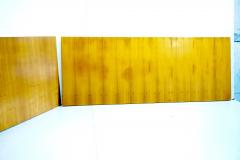 Gio Ponti pair of large Gio Ponti cherrywood boiserie panels from Hotel Royal Naples 1955 - 2738782