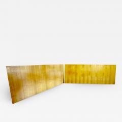 Gio Ponti pair of large Gio Ponti cherrywood boiserie panels from Hotel Royal Naples 1955 - 2740391