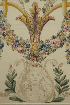 Giocondo Albertolli A very rare wall light design in watercolor attributed to Giocondo Albertolli - 4723123