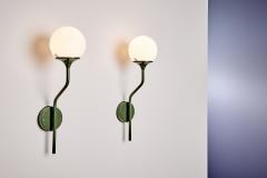 Gioffredo Reggiani 1 of 5 Wall Sconces with one Globe by Goffredo Reggiani for Lampadari Reggiani - 4433181