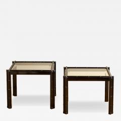 Giorgetti S p A Pair Of Gazebo Model Coffee Tables Giorgetti Italy 1970s - 4582152