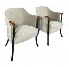 Giorgetti S p A Pair of Giorgetti Progetti Armchairs by Umberto Asnago - 3441275