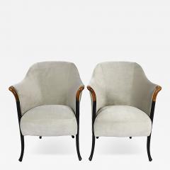 Giorgetti S p A Pair of Giorgetti Progetti Armchairs by Umberto Asnago - 3450682