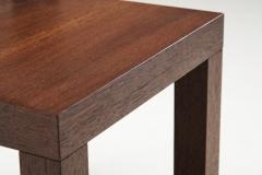 Giorgio Armani Chestnut Constructivist Side Chairs Italy 1990s - 3006976
