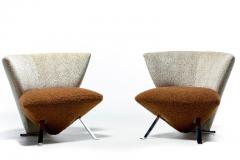 Giorgio Saporiti Giorgio Saporiti Post Modern Jada Slipper Chairs in Espresso Boucl Velvet - 2507723