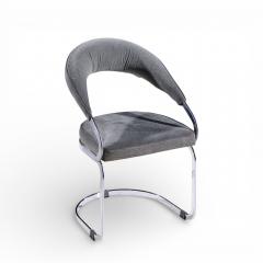 Giotto Stoppino Giotto Stoppino for Kartell Italian Chrome Cantilever Dining Chairs Set of 6 - 4444675