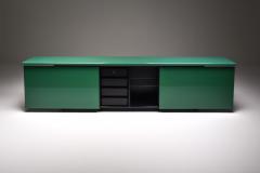 Giotto Stoppino Green Lacquer Credenza by Giotto Stoppino for Acerbis 1977 - 1999156