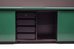 Giotto Stoppino Green Lacquer Credenza by Giotto Stoppino for Acerbis 1977 - 1999157