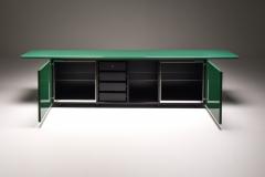 Giotto Stoppino Green Lacquer Credenza by Giotto Stoppino for Acerbis 1977 - 1999158
