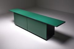 Giotto Stoppino Green Lacquer Credenza by Giotto Stoppino for Acerbis 1977 - 1999160