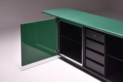 Giotto Stoppino Green Lacquer Credenza by Giotto Stoppino for Acerbis 1977 - 1999162