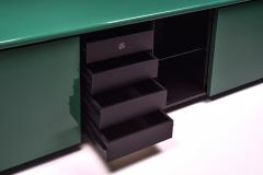 Giotto Stoppino Green Lacquer Credenza by Giotto Stoppino for Acerbis 1977 - 1999163