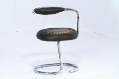 Giotto Stoppino Mid century Set of 6 italian chrome Cobra Chairs by Giotto Stoppino 1970s - 983513