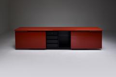 Giotto Stoppino Red lacquer credenza by Giotto Stoppino for Acerbis 1970s - 1939192