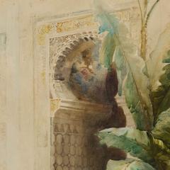 Giovanni Antonio Raggi Orientalist watercolour of a woman and her maid by Giovanni Antonio Raggi - 4397802